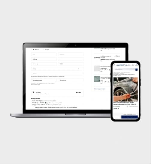 Case study Plastics — Hybrid B2B/B2C z 40k kombinacji dostaw